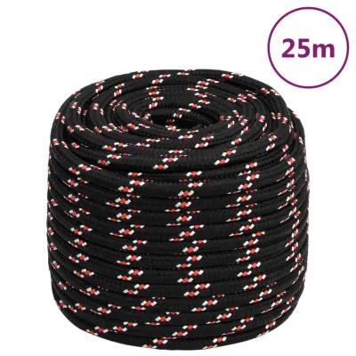 vidaXL Vrv za čoln bela 16 mm 25 m polipropilen