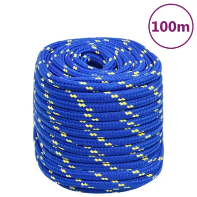 vidaXL Vrv za čoln moder 16 mm 500 m polipropilen