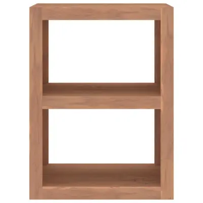 vidaXL Stranska mizica 45x30x60 cm trdna tikovina