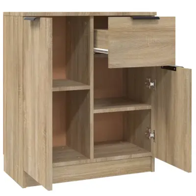 vidaXL Komoda sonoma hrast 60x30x70 cm konstruiran les