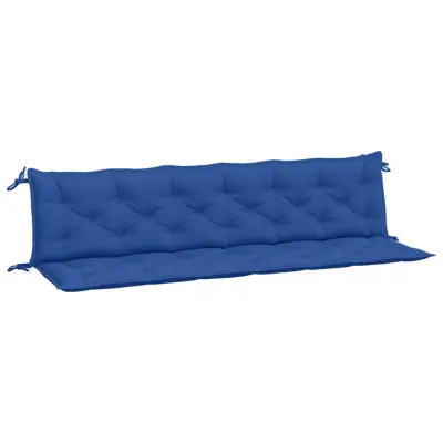 vidaXL Blazina za vrtno klop 2 kosa modra 200x50x7cm oxford tkanina