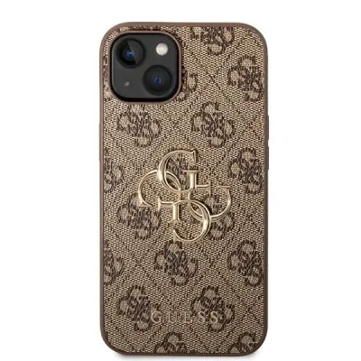 Ovitek GUESS GUHCP15S4GMGBR, Iphone 15, rjav