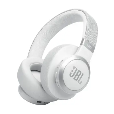 JBL LIVE 770NC bele slušalke