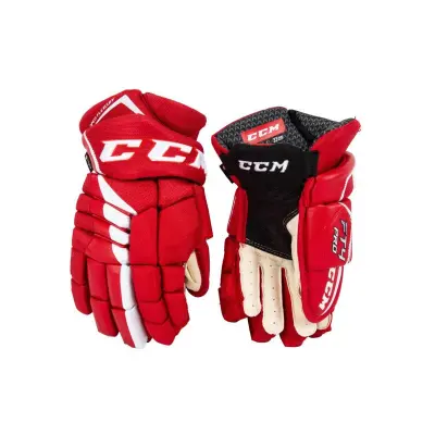 Hokejske rokavice CCM JetSpeed FT4 Pro Senior, rdeče-bele, velikost: 14