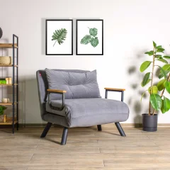 ATELIER DEL SOFA Sando Single - Grey fotelj