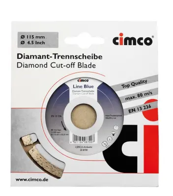 Cimco Diamanttrennscheibe D=230mm 208706: Cimco diamantna rezalna plošča premera 230mm 208706.