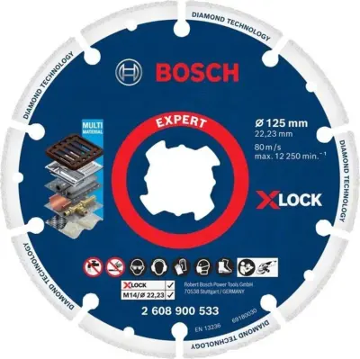 Bosch Power Tools DiamantTrennscheibe X-Lock 2608900533
