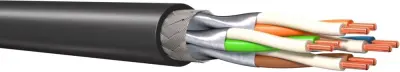 KERPEN DATACOM MegaLine F6-90, Kat.7, črno, 4P S/FTP, AWG23, F6-90 S/F PE T1000