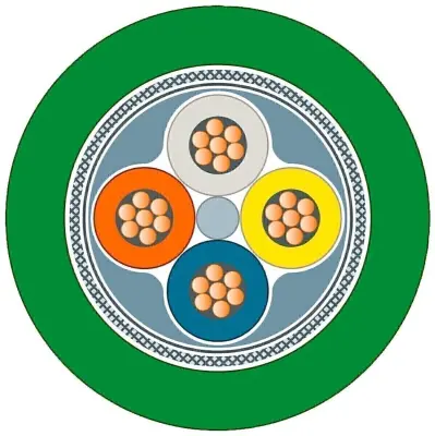 Siemens Dig.Industr. IE FC TP Flex., 4-adrig, geschirmt, 6XV1870-2B