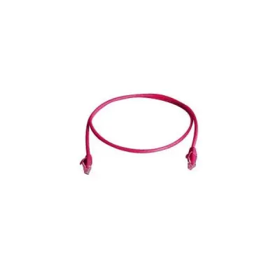Telegärtner Patchkabel U/UTP C.6, 3,0m, rdeča, MP8 250, LSZH, 1:1