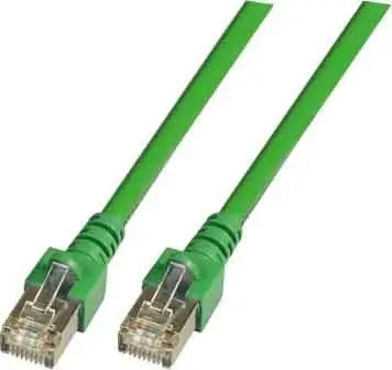EFB-Elektronik Patchkabel Cat.5e 2xRJ45 s SF/UTP EC5000, 1m, zelena, SF/UTP