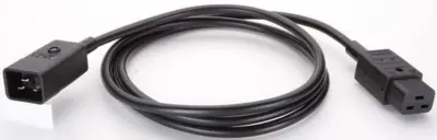 Bachmann Kaltgeräte-Verlängerung, H05VV-F3G1,5, 2m, črno, 356.174