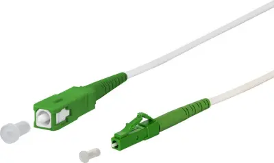 Metz Connect optični patch kabel OpDAT, belo, SCAPC/LCAPC, 1m, 151P7EAJA10E