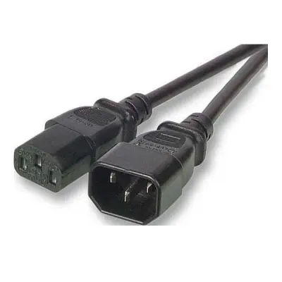 EFB-Elektronik Kaltgeräteverlängerung, 3x1, 3m, C13-C14, St-Bu, črno, EK503.3