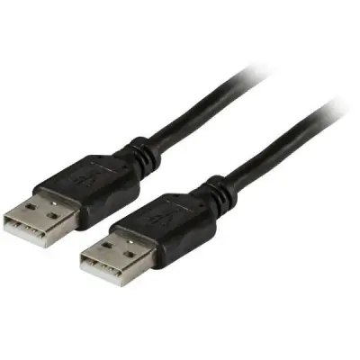 EFB-Elektronik USB 2.0 priključni kabel, 1,8m, črn, tip A na tip A, K5253SW.1,8