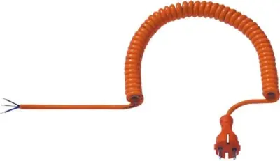Bachmann Spiralleitung PUR, 2,5m, oranžna, 665.870