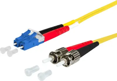 Metz Connect duplekskabel LC/ST E9 OS2, 3m, 151P1JOAO30E