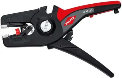Knipex-Werk Abisolierzange autom. 0,03-16qmm PreciStri 12 52 195 SB: Knipex-Werk avtomatske klešče za odstranjevanje izolacije 0,03-16qmm PreciStri 12