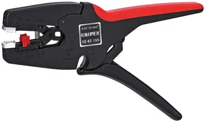 Knipex-Werk Abisolierzange automatisch, 195mm 12 42 195 SB: Knipex-Werk avtomatske klešče za odstranjevanje izolacije, 195mm 12 42 195 SB.