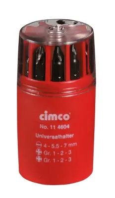 Cimco Bits-Box 10-tlg. 114604: Cimco škatla z biti 10 kosov 114604.