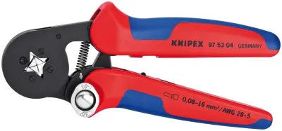 Knipex-Werk klešče za stiskanje za Aderendhülsen 180 mm, 97 53 04 SB.