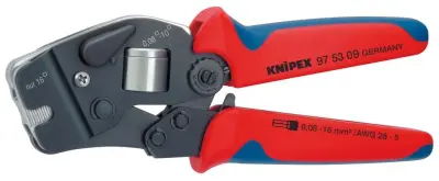 Knipex-Werk klešče za stiskanje za Aderendhülsen 190 mm, 97 53 09 SB.
