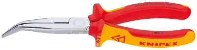 Knipex-Werk Flachrundzange mit Schneide, 200mm 26 26 200: Knipex-Werk raveno okrogle klešče s rezilom, 200mm 26 26 200.