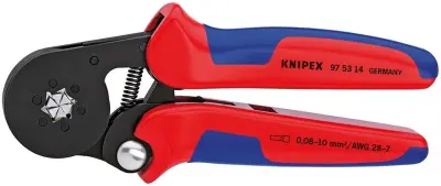 Knipex-Werk klešče za stiskanje za Aderendhülsen 180 mm, 97 53 14.