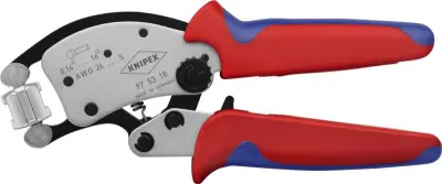 Knipex-Werk klešče za stiskanje Aderendhülsen 0,14-16 mm², 97 53 18 SB.