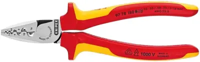 Knipex-Werk klešče za stiskanje 180 mm, 97 78 180.