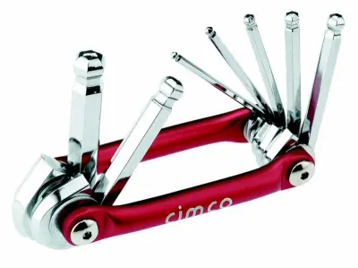 Cimco Stiftschlüssel 7-tlg. m.Kugelkopf 110596: Cimco ključi za vijake, 7 kosov, z žogo na koncu, 110596.