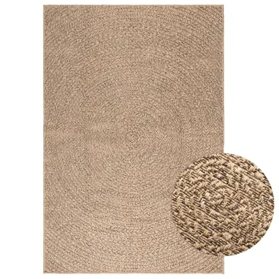 vidaXL Preproga ZIZUR 120x170 cm videz jute notranja in zunanja