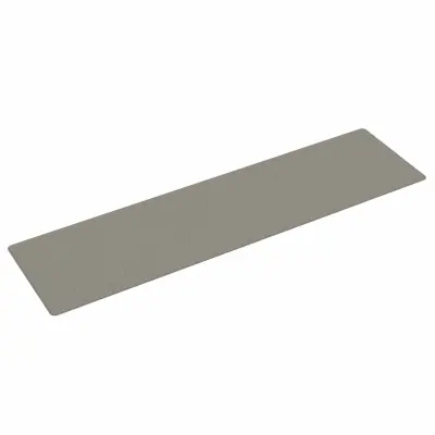 vidaXL Tekač v videzu sisala srebrn 80x300 cm