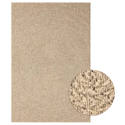 vidaXL Preproga ZIZUR 140x200 cm videz jute notranja in zunanja