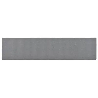 vidaXL Tepih tekač temno siv 50x250 cm