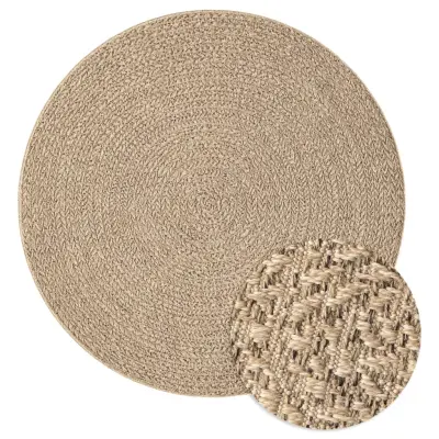 vidaXL Preproga ZIZUR 90 cm videz jute notranja in zunanja