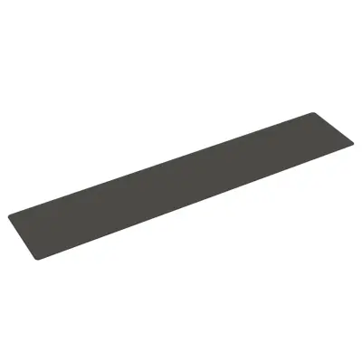 vidaXL Tekač v videzu sisala antracit 80x400 cm