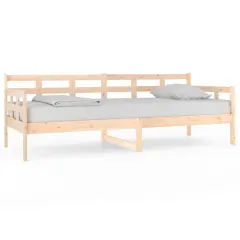 vidaXL Dnevna postelja trdna borovina 80x200 cm