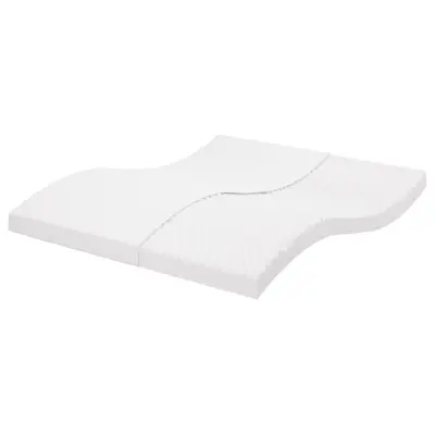 vidaXL Vzmetnica iz pene bela 180x200 cm 7-conska trdota 20 ILD