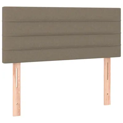 vidaXL Posteljno vzglavje taupe 80x5x78/88 cm blago