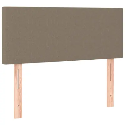 vidaXL Posteljno vzglavje taupe 100x5x78/88 cm blago