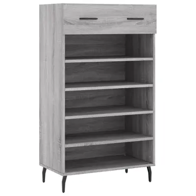vidaXL Omarica za čevlje siva sonoma 60x35x105 cm inženirski les