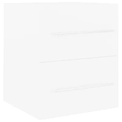 vidaXL Omarica za umivalnik bela 41x38,5x48 cm inženirski les