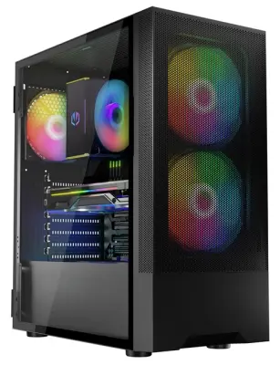 VIST Gaming PbMSI Ryzen 7 5700X/32GB/RTX 4060 Ti/SSD 2TB M.2/WiFi gaming namizni računalnik