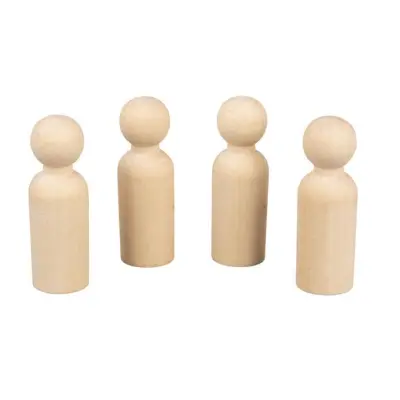 Lesene figure 7,7 cm set 4