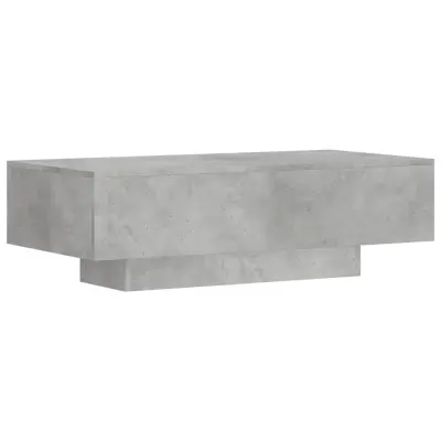 vidaXL Klubska mizica betonsko siva 100x49,5x31 cm inženirski les