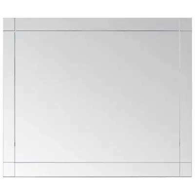 vidaXL Stensko ogledalo 80x60 cm steklo