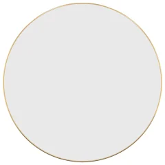 vidaXL Stensko ogledalo zlato Ø 60 cm okroglo