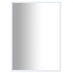 vidaXL Ogledalo belo 70x50 cm
