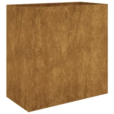 vidaXL Cvetlično korito 80x40x80 cm corten jeklo